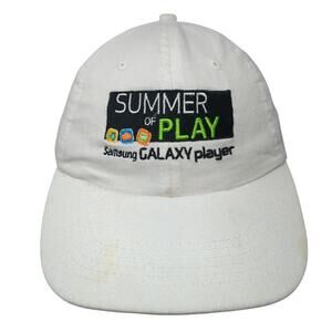 Summer Of Play Samsung Galaxy Strapback Hat White One Size Harriton